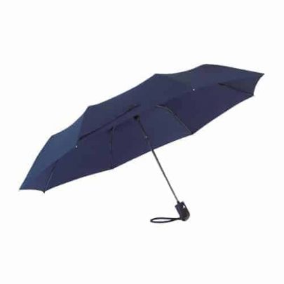 automatiska mörkblåa paraplyet