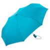 Automatisk blåa paraplyet