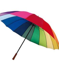 Flerfärgade paraplyet