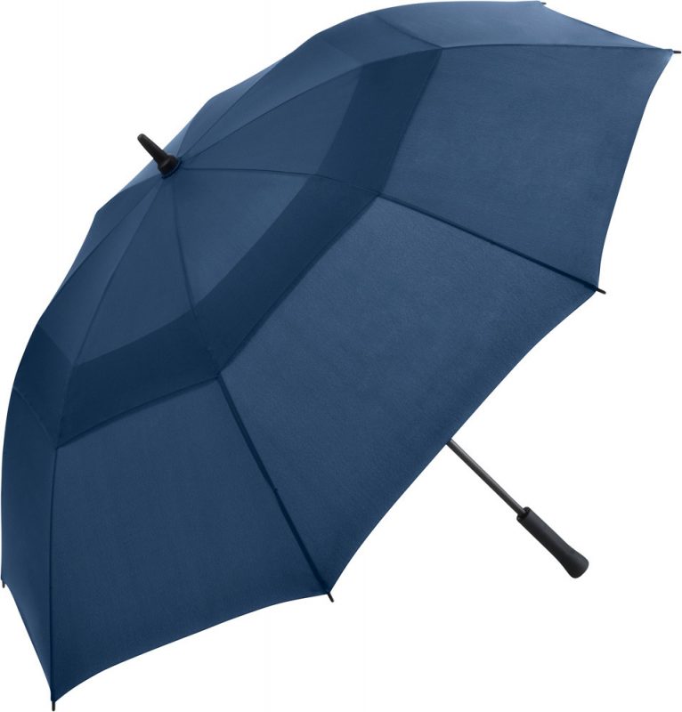 navy blåa golfparaplyet