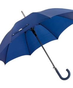 stort blått paraply