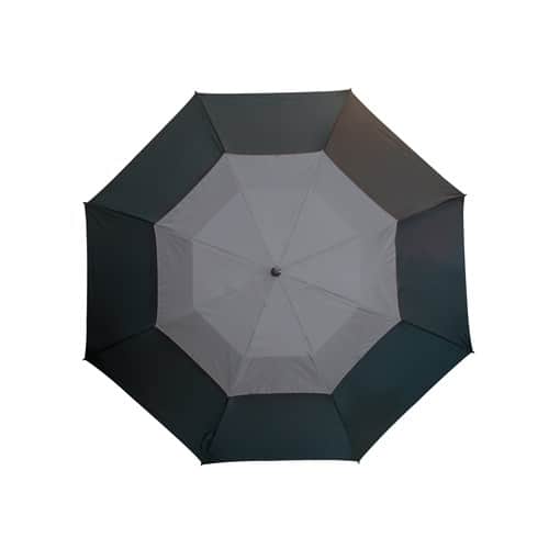 stort grått paraply
