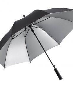 svarta och silver paraply