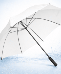 EVA-handtag och kardborrestängning gör paraplyet enkelt att använda och förvara