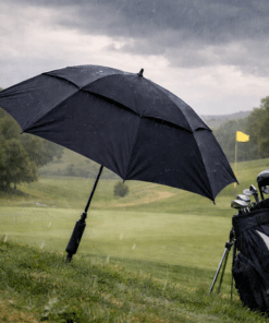 Golfparaplyer – stora paraplyer för regn och vind
