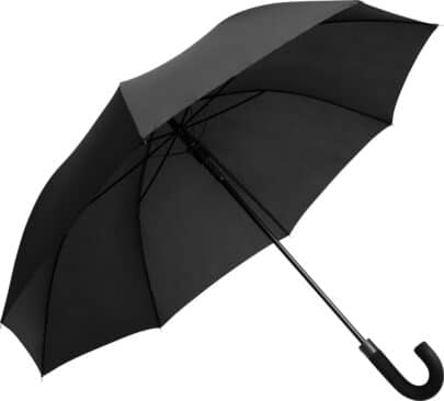 sort herreparaply stort paraply med bred skärm och automatisk öppning